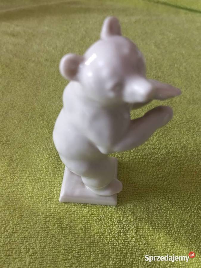 Figurka porcelanowa Niedźwiedź G Granget Toruń