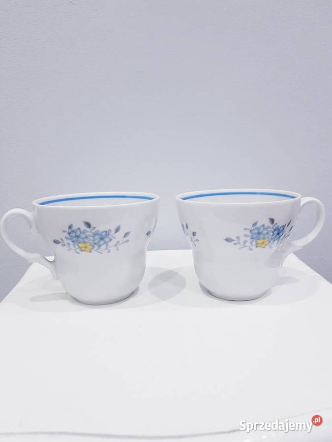 Zestaw starych porcelanowych filiżanek Bogucice śląskie