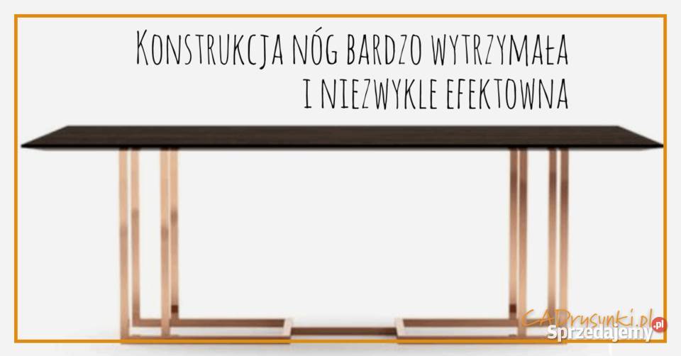 Biurko z nogami profilowanymi Poznań sprzedam