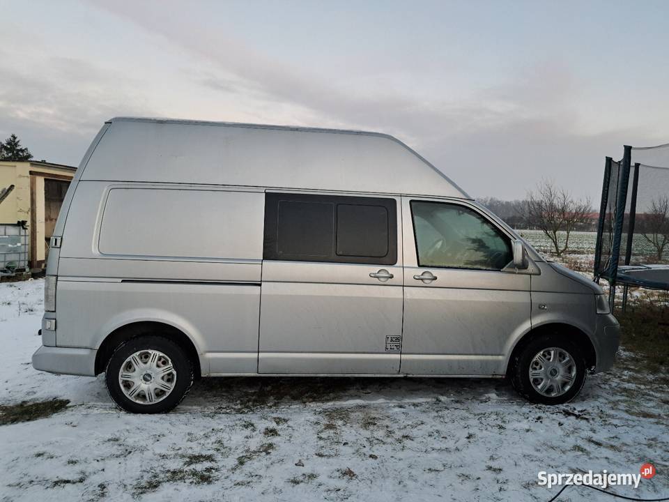 VW T5 wysoki długi 25 TDI 174 Automat Transporter Oleśnica