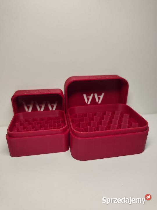 Zestaw organizerów na baterie AA AAA różne Kutno sprzedam