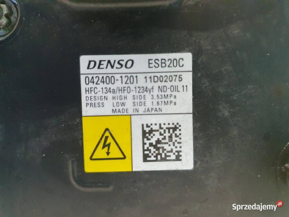 SPRĘŻARKA KLIMATYZACJI Toyota Corolla E21 osobowe Chełm