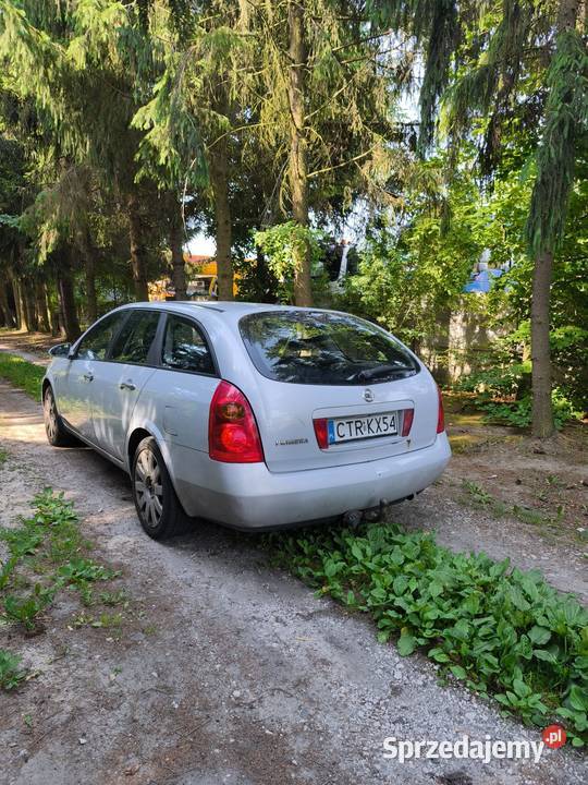 Nissan primera P12 2007 18 benzyna gaz manualna Czarnowo