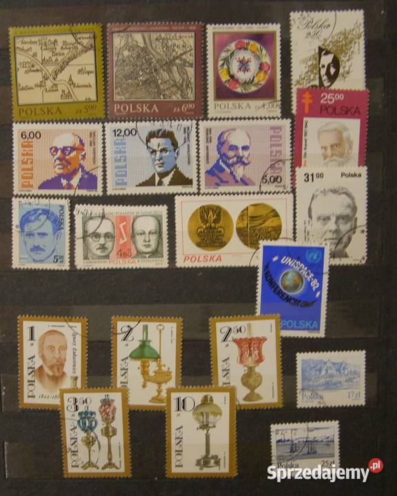 Znaczki pocztowe Polska zestaw 210luzaki łódzkie Łódź