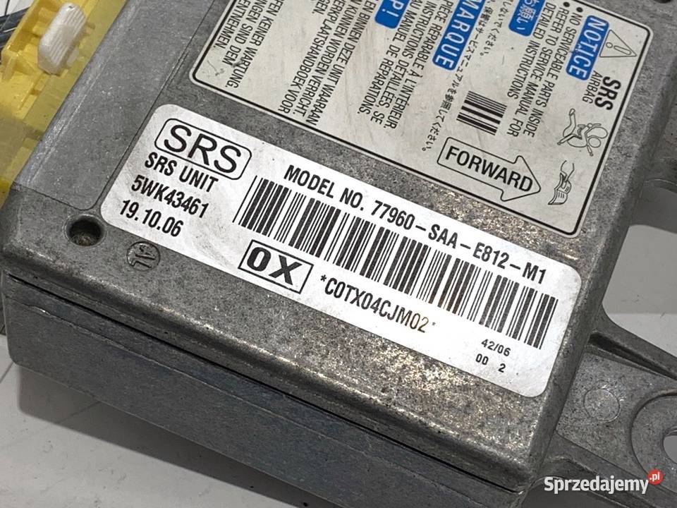 SENSOR AIRBAG HONDA JAZZ II 77960SAAE812M1 0108