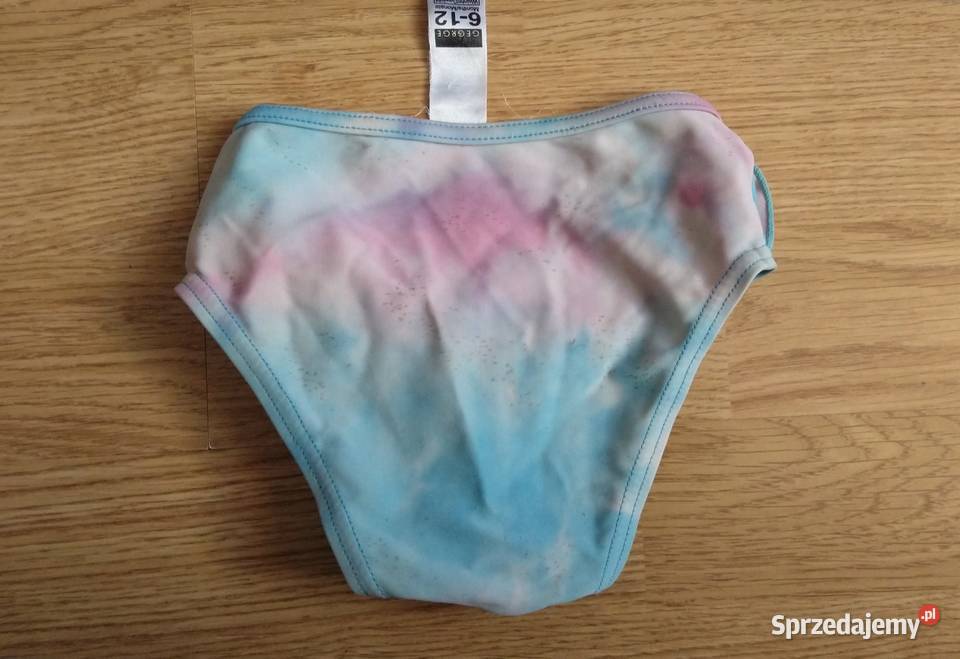 Różowo niebieskie pastelowe majtki kąpielowe Krosno