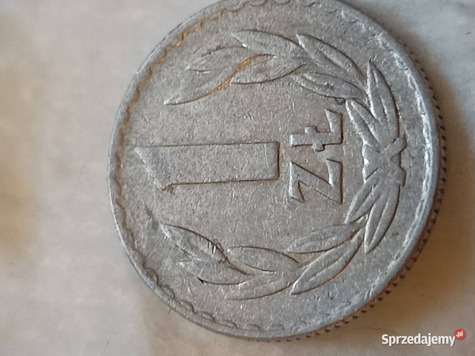 Sprzedam monetę 1 zloty 1974 mała skrętka Chełm