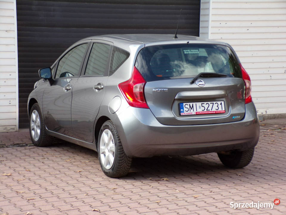 Nissan Note Klimatyzacja Gwarancja 12 80 2014 II manualna Mikołów