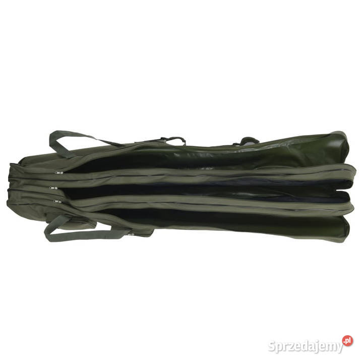 Torba na wędkę ciemnozielona 160 tkanina Oxford