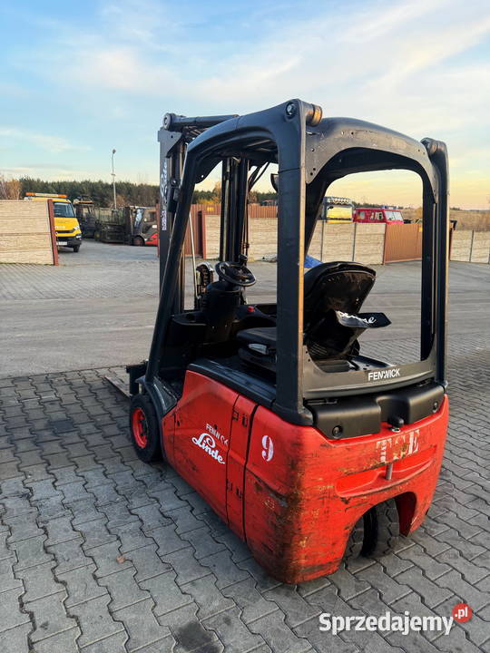 wózek widłowy elektryczny LINDE E16C Triplex 46m elektryczny