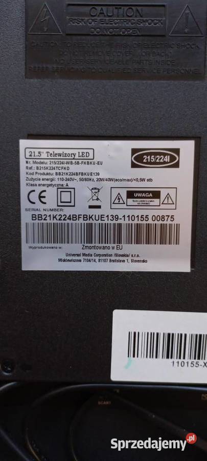 TELEWIZOR LED BLAUPUNKT 215 DEKODER wielkopolskie Kościan