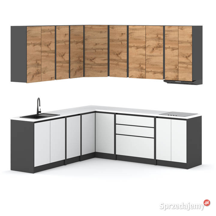 Kuchnia Bella Narożna Duża Z Blatem Nowoczesna 440cm Elbląg