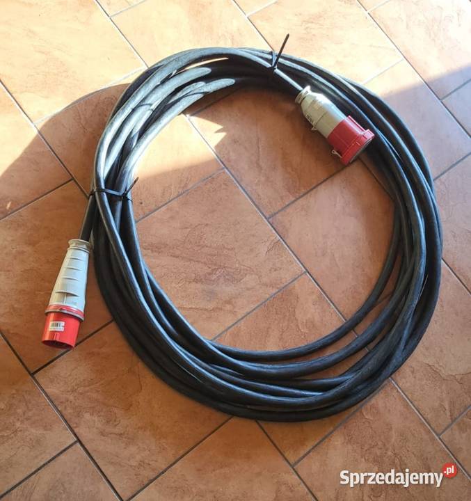 Przedłużacz trzyfazowy 4x8mm 63A długość 24m Głogów