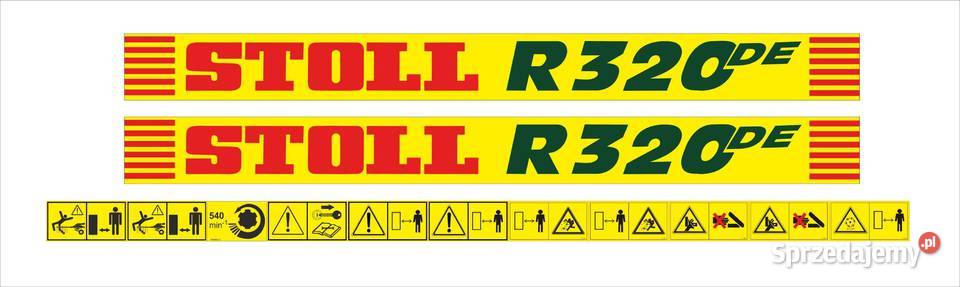 Naklejki STOLL Zgrabiarka Pleszew