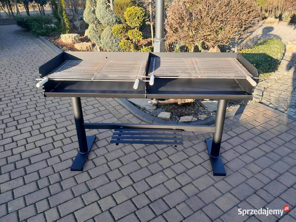 Gastronomiczny grill DWUKOMOROWY blacha 5 mm