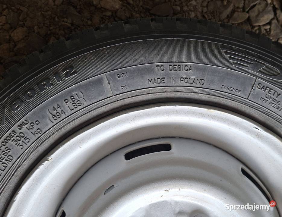 Koła kompletne 5 oryginał FSM Fiat 126p Opony Opole Lubelskie