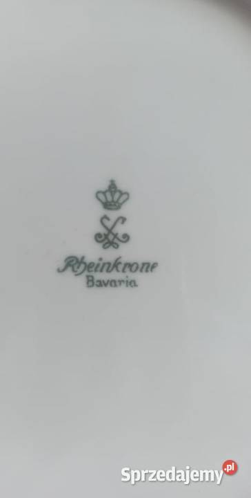 Patera Rheinkrone Bavaria Kwiaty jabłoni Porcelana i szkło Gdańsk