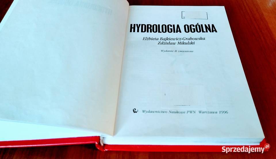 Hydrologia ogólna  Elżbieta BajkiewiczGrabowska Gdańsk