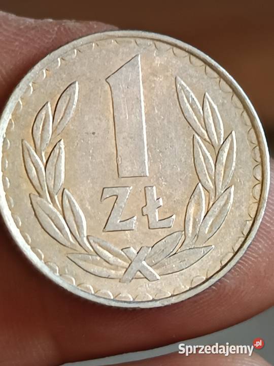 Sprzedam monete 1 zloty 1987 r odkroj lachy Chełm