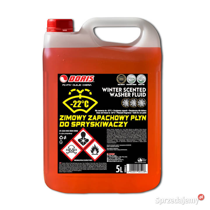 Zimowy płyn do spryskiwaczy 22 5L paleta 132 mazowieckie Mława