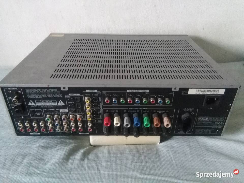 teac av digital home theater receiver ag 5d
