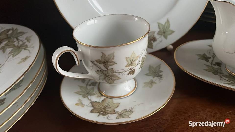 Sosjerka z syg Noritake IRELAND Liście na Gdańsk