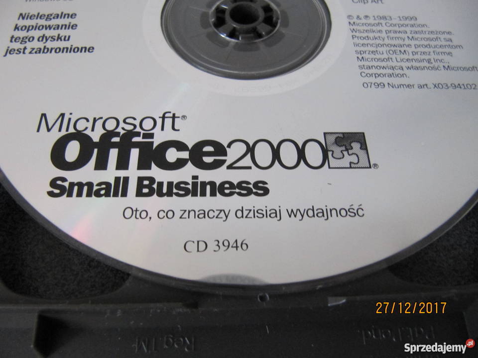 Microsoft Office 2000 Small Business pełna klucz Nysa sprzedam