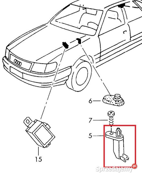 Audi A8 D2 Czujnik otwarcia maski 4D0947561 osobowe Dębica