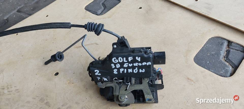 Zamek drzwi lewy przód VW GOLF IV 3D 8PIN Zamki, wkładki i kluczyki Karoseria Szczecin