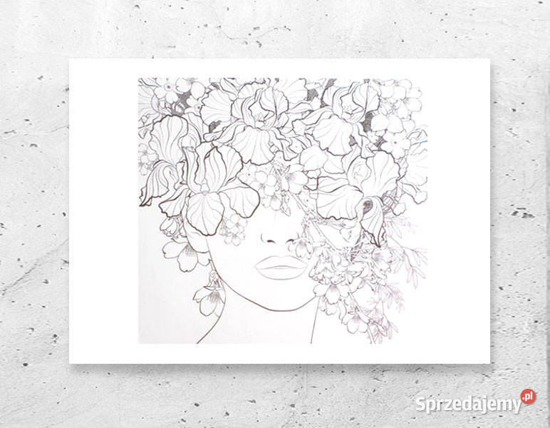 biało czarny plakat A4 Białystok