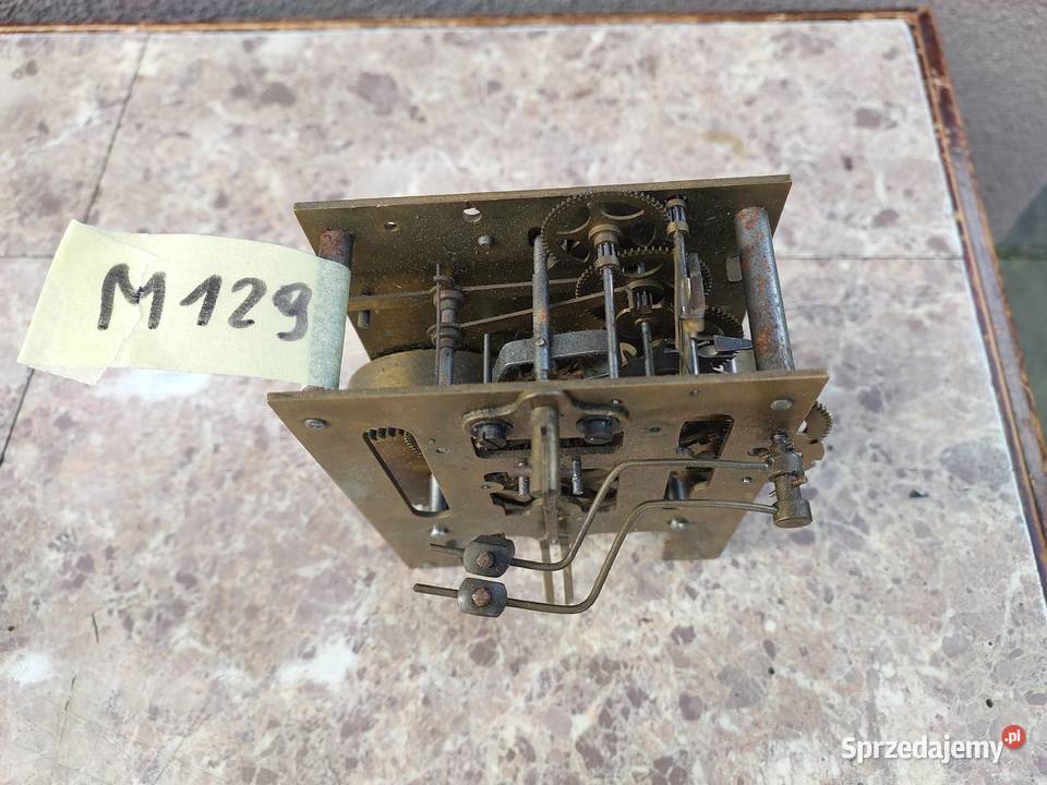 M129 Mechanizm starego zegara ściennego HAU Tczew sprzedam