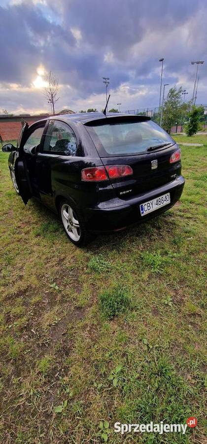 Seat ibiza 19 asz 130koni czarny kujawsko-pomorskie Bydgoszcz sprzedam