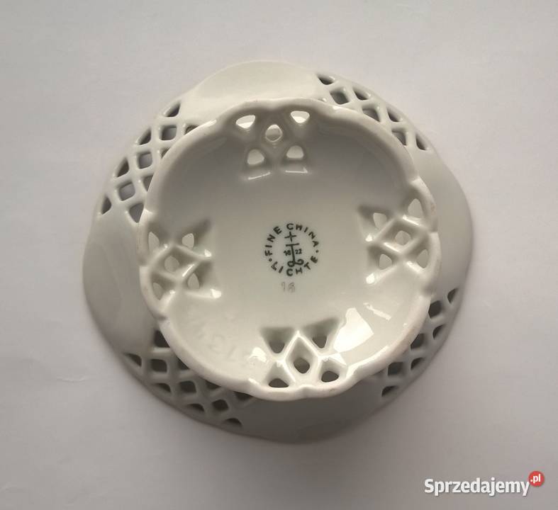 Lichte Porcelanowa Paterka na nóżce Porcelana Radom
