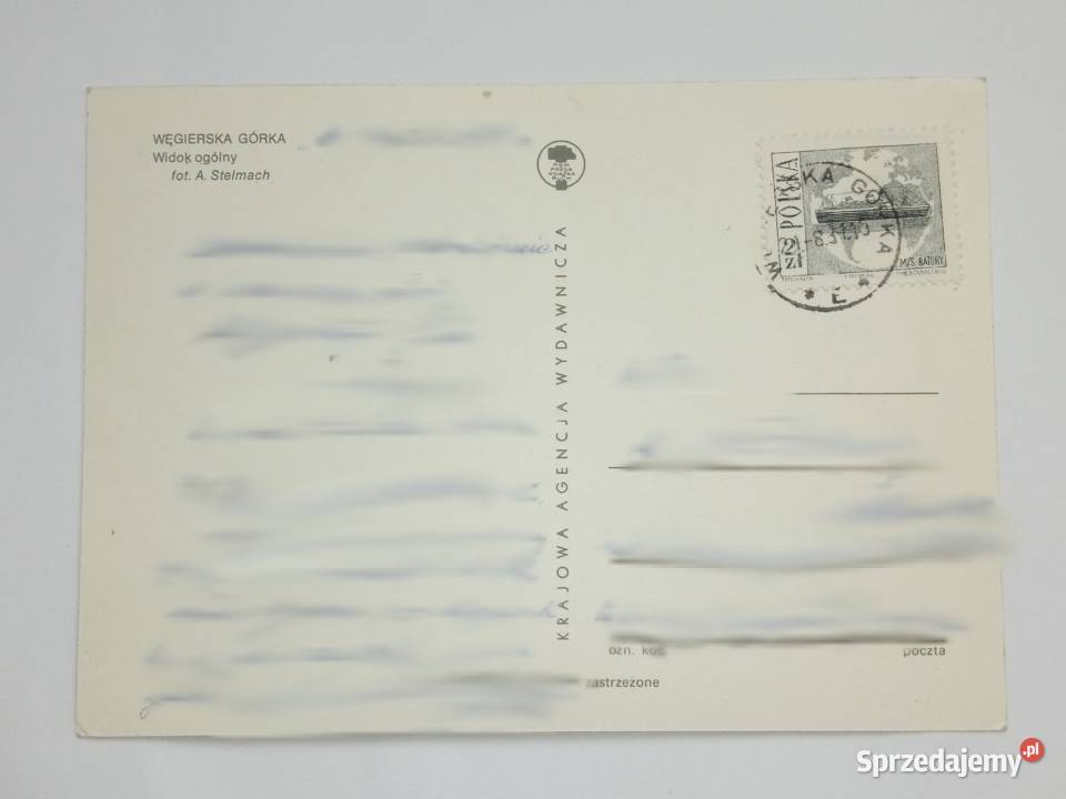 Pocztówka z Węgierskiej Górki z 1981r Znaczek śląskie Dąbrowa Górnicza sprzedam