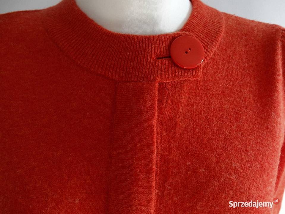 Sweter Kardigan Wełna z Kaszmirem Trapezowy o Swetry i golfy podlaskie Łomża