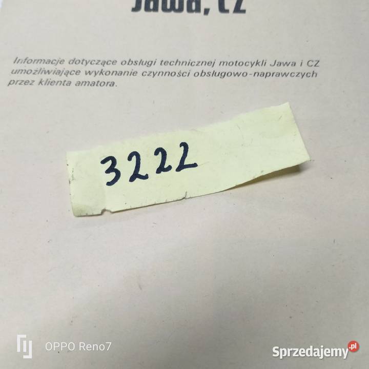 Instrukcja obsługi Jawa cz