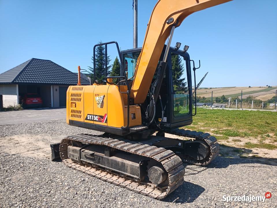 Koparka gąsienicowa 7 ton Sany SY 75C Pro 1060 Koparki małopolskie Kraków