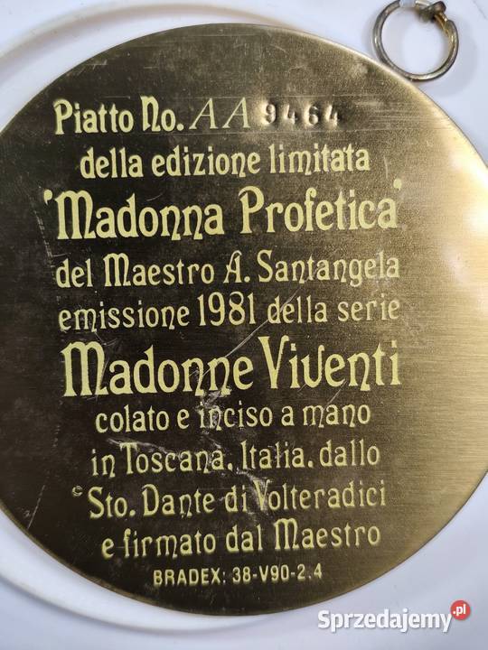 Madonnę z Dzieciątkiem Dante di Volteradici łódzkie Poddębice