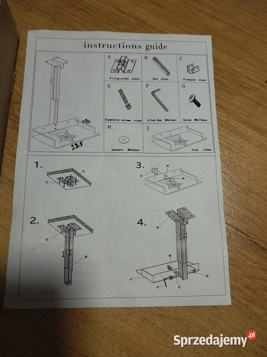 Uchwyt do projektora sufitowe stanie Monitory i projektory Monitory i projektory łódzkie Łódź