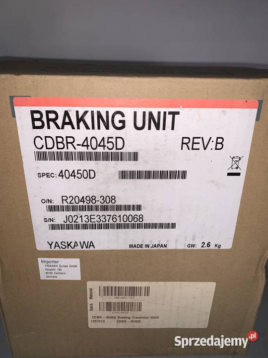 Yaskawa CDBR4045D Breaking Unit Warszawa