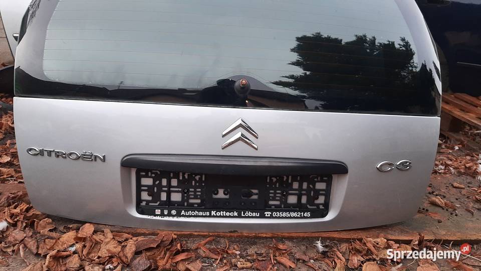 klapa bagażnika Citroena C3 I 0209r lak EZR ezrc Dębno sprzedam