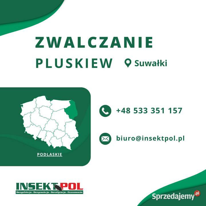 Zwalczanie pluskiew Suwałki Odpluskwianie