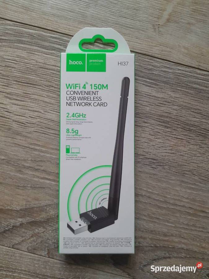 Bezprzewodowa karta sieciowa USB Hoco HI37 WiFi małopolskie Wieliczka sprzedam