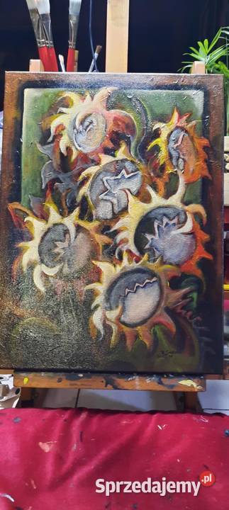 Obraz akryl sygnowany 18 bez ramy Warszawa sprzedam