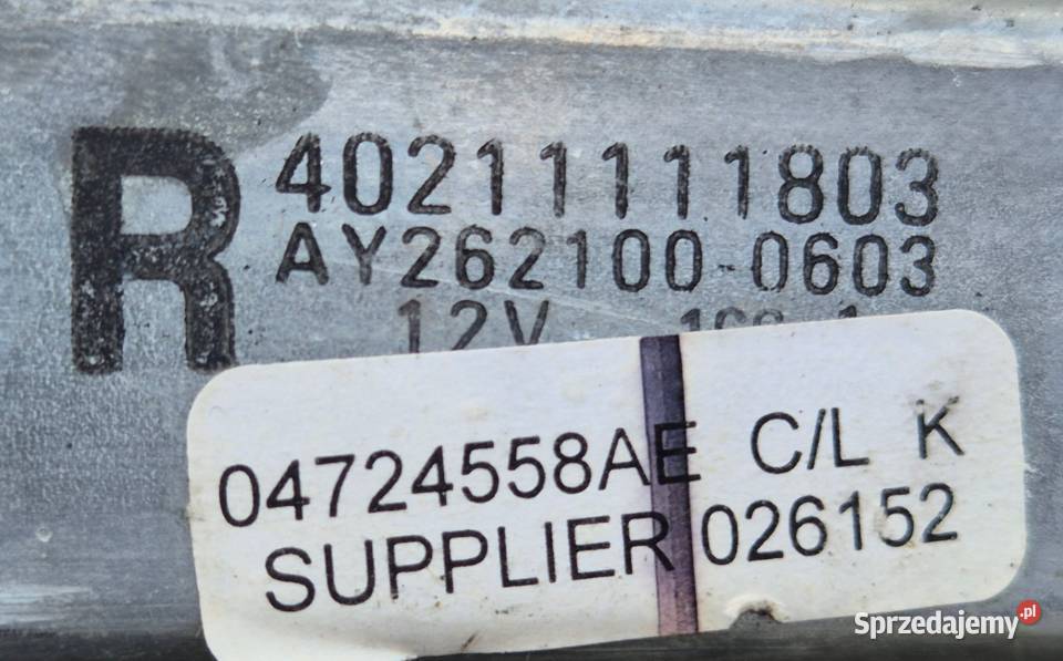 SILNIK SILNICZEK SZYB SZYBY PRZÓD TYŁ PRAWY LEWY świętokrzyskie Działoszyce