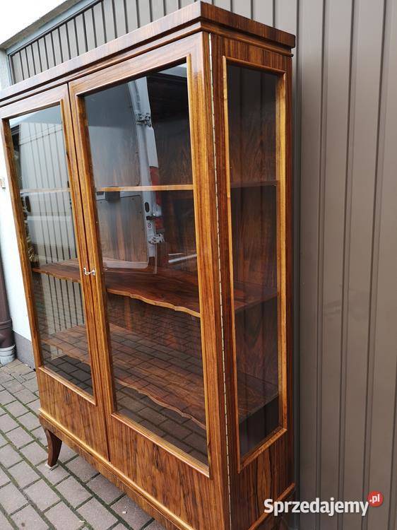 Witryna Serwantka ARTDECO Politura Orzech Stara Swarzędz