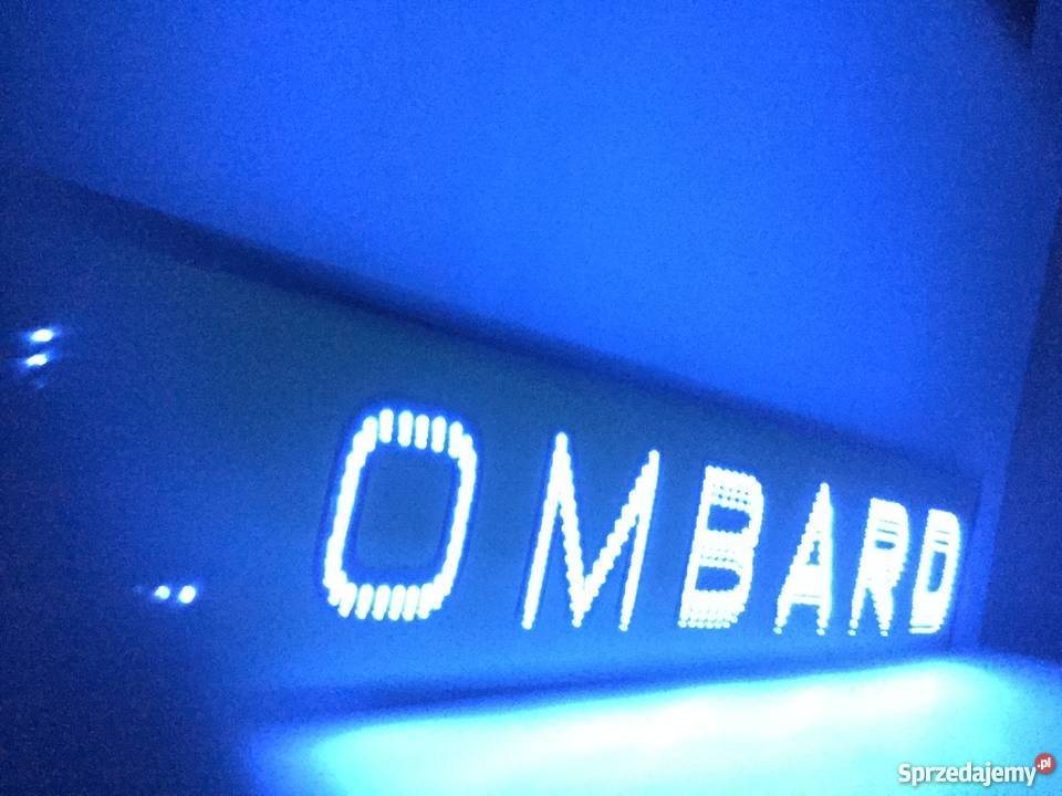 Reklama LED LOMBARD 150x30 zewnętrzna mazowieckie Pomiechówek sprzedam