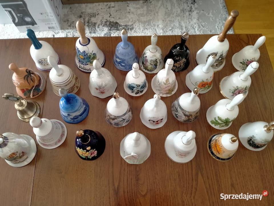 Dzwonki kolekcjonerskie porcelanowe wielkopolskie Grodzisk Wielkopolski sprzedam