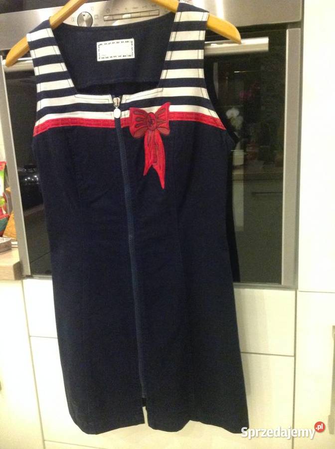 Piękna Sukienka Jeans Granatowa Damska niebieski lubuskie Nowa Sól