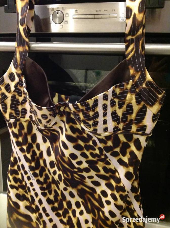 Sukienka Panterka Satynowa Roberto Cavalii 3840 Nowa Sól